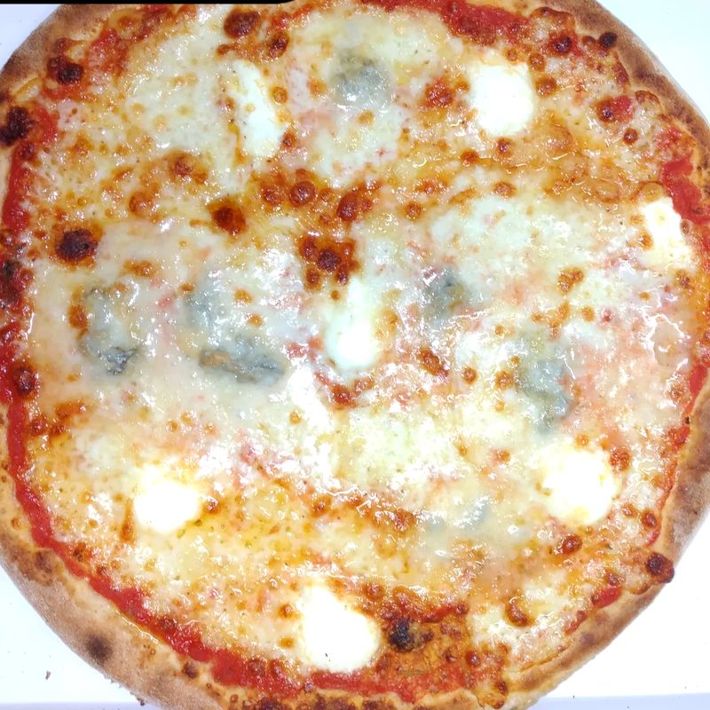 Pizza 5 Formaggi con gorgonzola e formaggi fusi
